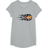 image:imageHot Wheels Flaming Tire TShirtHeather Grey