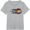 image:imageHot Wheels Flaming Tire TShirtHeather Grey