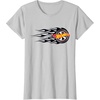 image:imageHot Wheels Flaming Tire TShirtSilver Grey