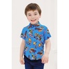 image:imageHot Wheels Matching Family Button Down Shirt Toddler to Adult Sizes 2T  2XLBright Blue