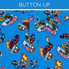 image:imageHot Wheels Matching Family Button Down Shirt Toddler to Adult Sizes 2T  2XLBright Blue