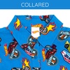 image:imageHot Wheels Matching Family Button Down Shirt Toddler to Adult Sizes 2T  2XLBright Blue