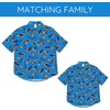 image:imageHot Wheels Matching Family Button Down Shirt Toddler to Adult Sizes 2T  2XLBright Blue