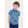 image:imageHot Wheels Matching Family Button Down Shirt Toddler to Adult Sizes 2T  2XLBright Blue