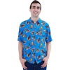 image:imageHot Wheels Matching Family Button Down Shirt Toddler to Adult Sizes 2T  2XLBright Blue