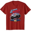 image:imageHot Wheels Monster Trucks  Always Go Big TShirtCranberry Red
