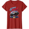 image:imageHot Wheels Monster Trucks  Always Go Big TShirtCranberry Red