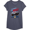 image:imageHot Wheels Monster Trucks  Always Go Big TShirtHeather Blue