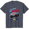 image:imageHot Wheels Monster Trucks  Always Go Big TShirtHeather Blue