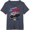 image:imageHot Wheels Monster Trucks  Always Go Big TShirtHeather Blue