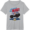 image:imageHot Wheels Monster Trucks  Always Go Big TShirtHeather Grey