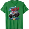 image:imageHot Wheels Monster Trucks  Always Go Big TShirtKelly Green