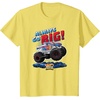 image:imageHot Wheels Monster Trucks  Always Go Big TShirtLemon Yellow