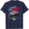 image:imageHot Wheels Monster Trucks  Always Go Big TShirtNavy Blue