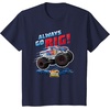 image:imageHot Wheels Monster Trucks  Always Go Big TShirtNavy Blue