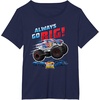 image:imageHot Wheels Monster Trucks  Always Go Big TShirtNavy Blue