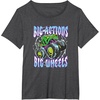 image:imageHot Wheels Monster Trucks  Big Actions Lightning Bolts TShirtDark Heather Grey