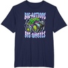 image:imageHot Wheels Monster Trucks  Big Actions Lightning Bolts TShirtNavy Blue