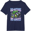image:imageHot Wheels Monster Trucks  Big Actions Lightning Bolts TShirtNavy Blue