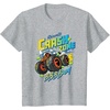 image:imageHot Wheels Monster Trucks  Crash Zone TShirtHeather Grey