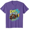 image:imageHot Wheels Monster Trucks  Crash Zone TShirtPurple Heather