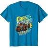 image:imageHot Wheels Monster Trucks  Crash Zone TShirtSapphire Blue