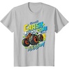 image:imageHot Wheels Monster Trucks  Crash Zone TShirtSilver Grey