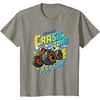 image:imageHot Wheels Monster Trucks  Crash Zone TShirtSlate Grey