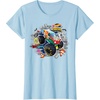 image:imageHot Wheels Monster Trucks  Demo Derby TShirtBaby Blue