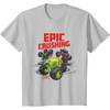 image:imageHot Wheels Monster Trucks  Epic Crushing TShirtSilver Grey