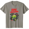 image:imageHot Wheels Monster Trucks  Epic Crushing TShirtSlate Grey