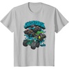 image:imageHot Wheels Monster Trucks  Epic Smash and Crash TShirtSilver Grey