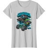 image:imageHot Wheels Monster Trucks  Epic Smash and Crash TShirtSilver Grey