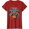 image:imageHot Wheels Monster Trucks  Father of Birthday Boy TShirtCranberry Red