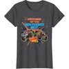 image:imageHot Wheels Monster Trucks  Father of Birthday Boy TShirtDark Heather Grey