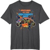 image:imageHot Wheels Monster Trucks  Father of Birthday Boy TShirtDark Heather Grey