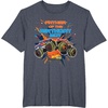 image:imageHot Wheels Monster Trucks  Father of Birthday Boy TShirtHeather Blue
