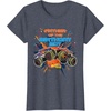 image:imageHot Wheels Monster Trucks  Father of Birthday Boy TShirtHeather Blue