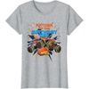 image:imageHot Wheels Monster Trucks  Father of Birthday Boy TShirtHeather Grey