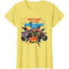 image:imageHot Wheels Monster Trucks  Father of Birthday Boy TShirtLemon Yellow
