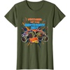 image:imageHot Wheels Monster Trucks  Father of Birthday Boy TShirtOlive Green