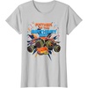 image:imageHot Wheels Monster Trucks  Father of Birthday Boy TShirtSilver Grey
