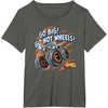 image:imageHot Wheels Monster Trucks  Go Big Go Hot Wheels TShirtAsphalt Grey
