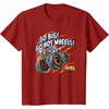 image:imageHot Wheels Monster Trucks  Go Big Go Hot Wheels TShirtCranberry Red