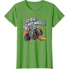 image:imageHot Wheels Monster Trucks  Go Big Go Hot Wheels TShirtGrass Green