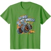 image:imageHot Wheels Monster Trucks  Go Big Go Hot Wheels TShirtGrass Green