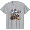 image:imageHot Wheels Monster Trucks  Go Big Go Hot Wheels TShirtHeather Grey