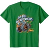 image:imageHot Wheels Monster Trucks  Go Big Go Hot Wheels TShirtKelly Green