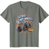image:imageHot Wheels Monster Trucks  Go Big Go Hot Wheels TShirtOlive Heather