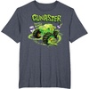 image:imageHot Wheels Monster Trucks  Gunkster TShirtHeather Blue